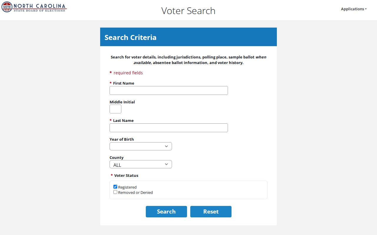 Johnston residents directory voter lookup form